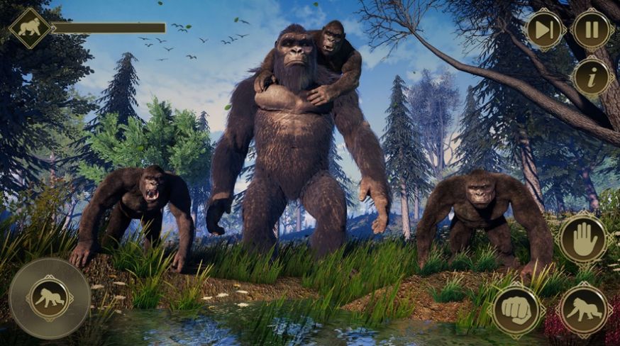 生气的大猩猩怪物打猎模拟手机版