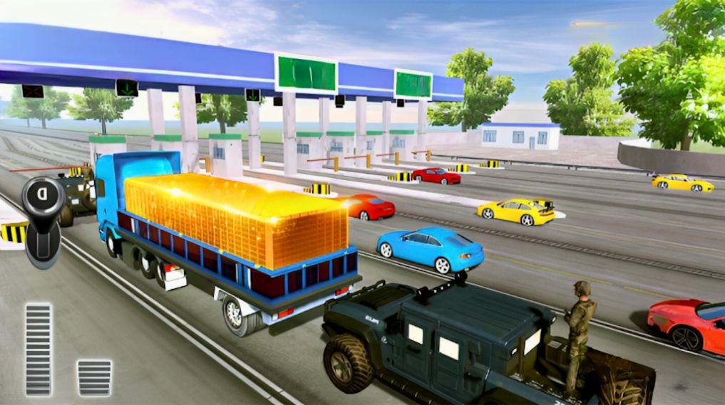 黄金色的卡车模拟器手机版游戏截图