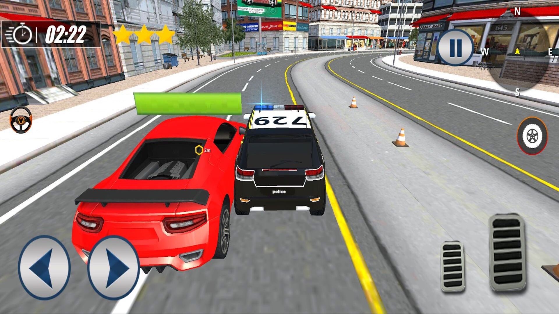 警车极限驾驶安卓版游戏截图