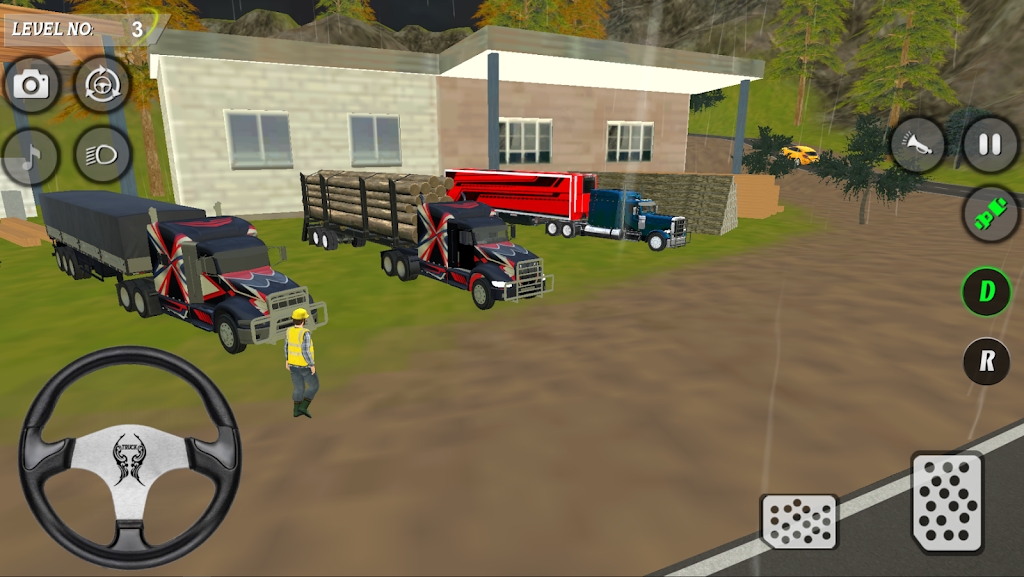 城市卡车货运3D图1