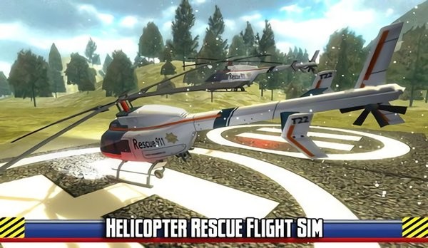 直升机的模拟救援手机版(Helicopter Rescue Flight Sim) V3.1 安卓版